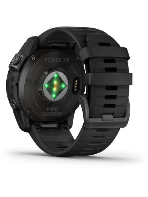 GARMIN Herrenuhren | Damenuhren-FĒNIX® 7X Pro - 51mm – Saphir Solar Edition, schwarz/carbongrau Titan 010-02778-11