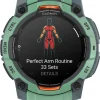 GARMIN Damenuhren-Instinct® 3 AMOLED - 45 mm, Twilight/Neo Tropic, limitiert, mit Silikon-Wechselarmband 22 mm Neo Tropic 010-02936-01