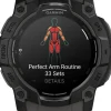 GARMIN Herrenuhren | Damenuhren-Instinct® 3 AMOLED - 50 mm, Schwarz, mit Silikon-Wechselarmband 26 mm Kohle 010-03020-00