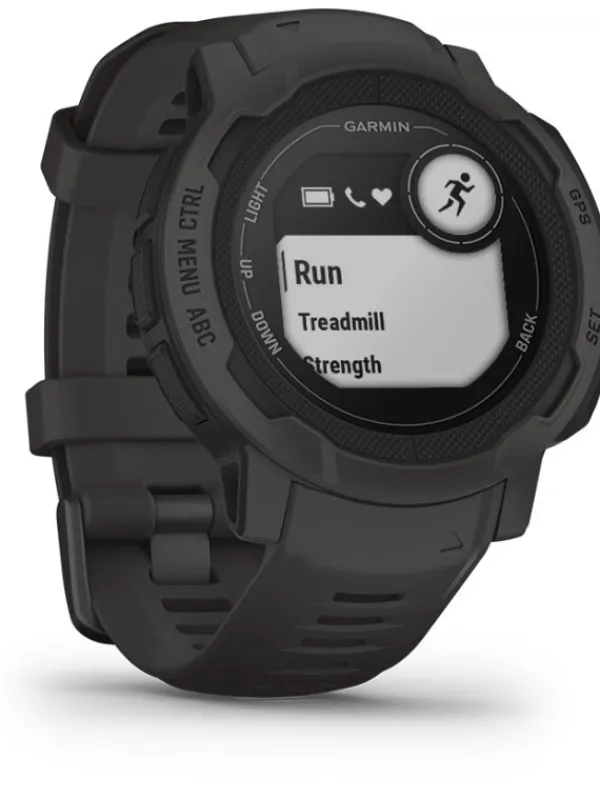 GARMIN Smartwatches | Herrenuhren-Instinct® 2 schiefergrau, 45 mm, Silikonband 010-02626-00