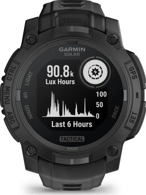 GARMIN Smartwatches-Instinct® 3 Solar - 45 mm Tactical Edition Schwarz 010-02934-50