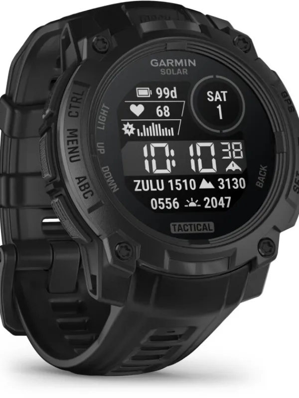 GARMIN Smartwatches-Instinct® 3 Solar - 45 mm Tactical Edition Schwarz 010-02934-50