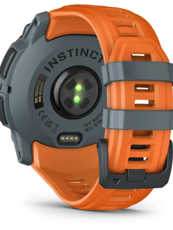 GARMIN Herrenuhren | Damenuhren-Instinct® 3 Solar - 50 mm, Twilight, mit Silikon-Wechselarmband 26 mm Solstice 010-02935-01