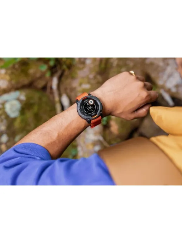 GARMIN Herrenuhren | Damenuhren-Instinct® 3 Solar - 50 mm, Twilight, mit Silikon-Wechselarmband 26 mm Solstice 010-02935-01