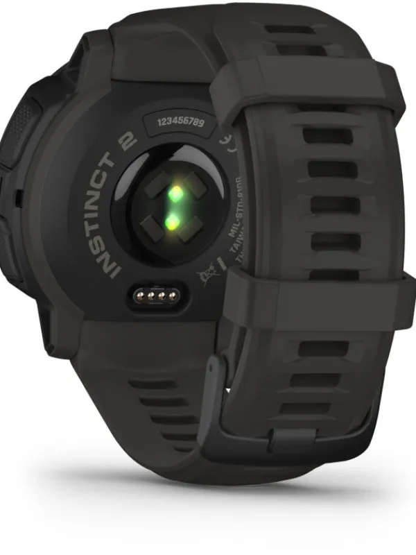 GARMIN Smartwatches | Herrenuhren-Instinct® 2 Solar schiefergrau, 45mm Silikonband 010-02627-00