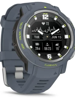 GARMIN Smartwatches | Damenuhren-Instinct® Crossover - Standard Edition, Granitblau 45mm 010-02730-04