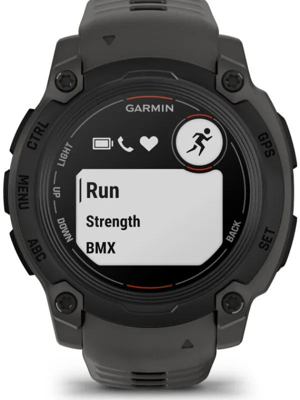 GARMIN Herrenuhren | Damenuhren-Instinct® E - 40 mm, Kohle/Schwarz, mit Silikon-Wechselarmband 20 mm Kohle 010-02932-00