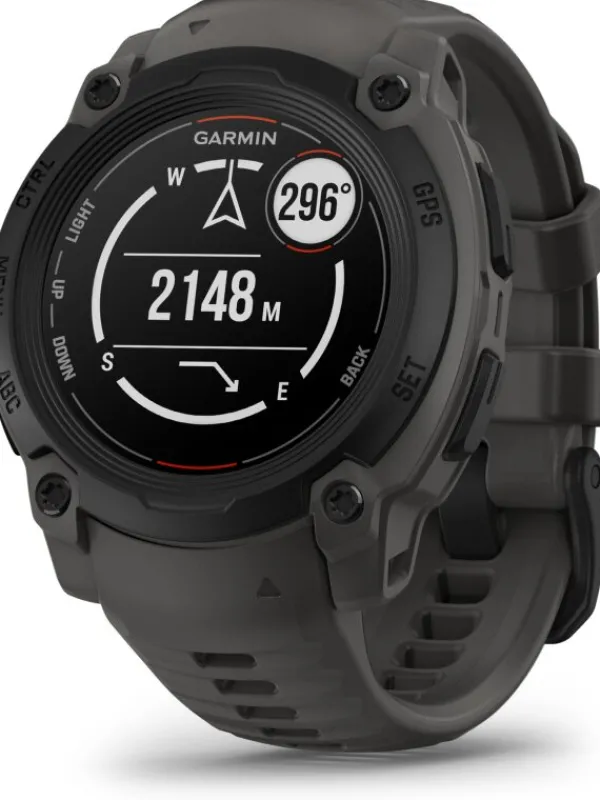 GARMIN Herrenuhren | Damenuhren-Instinct® E - 40 mm, Kohle/Schwarz, mit Silikon-Wechselarmband 20 mm Kohle 010-02932-00
