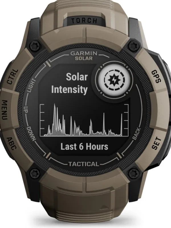 GARMIN Smartwatches | Herrenuhren-Instinct® 2X Solar, Tactical Edition, 50mm, olivgruen 010-02805-02