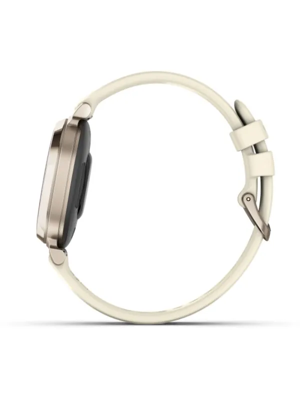 GARMIN Smartwatches | Damenuhren-Lily® 2, Kokosnuss/Cremegold Silikon 010-02839-00