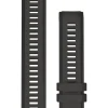 GARMIN Uhrenarmbänder-Original Instinct®-Wechselarmband 22 mm, Silikon, graphit, Schließe - Edelstahl schwarz 010-13105-00