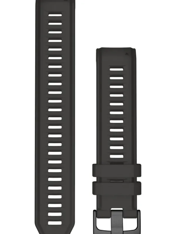 GARMIN Uhrenarmbänder-Original Instinct®-Wechselarmband 22 mm, Silikon, graphit, Schließe - Edelstahl schwarz 010-13105-00
