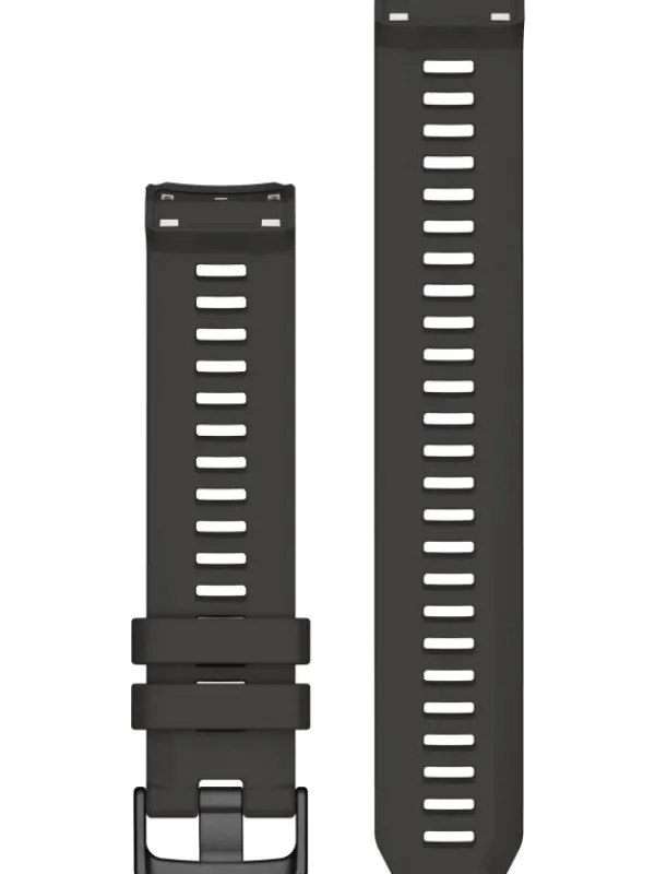 GARMIN Uhrenarmbänder-Original Instinct®-Wechselarmband 22 mm, Silikon, graphit, Schließe - Edelstahl schwarz 010-13105-00