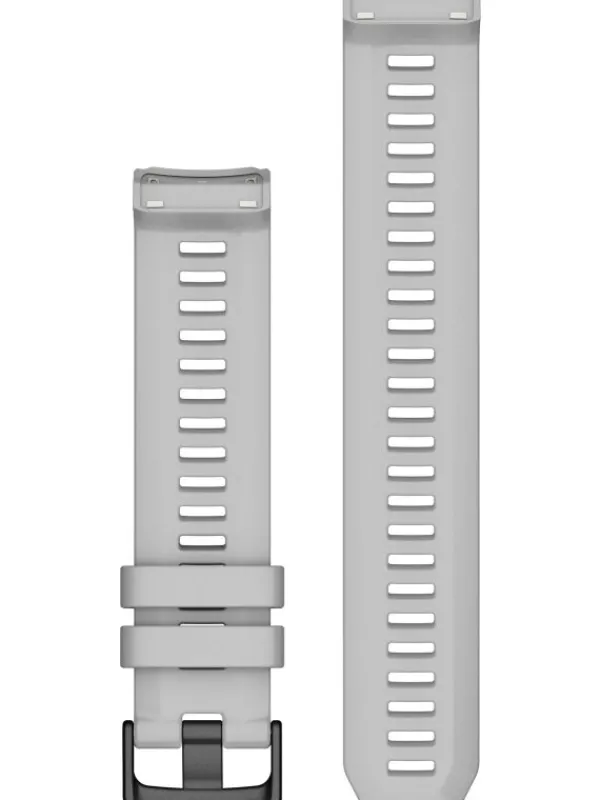 GARMIN Uhrenarmbänder-Original Instinct®-Wechselarmband 22 mm, Silikon, Dunstgrau, Schließe - Edelstahl schwarz 010-13105-01