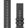 GARMIN Uhrenarmbänder-Original QuickFit®-Armband 22 mm, Silikon, graphit, Schließe - Edelstahl schwarz 010-13280-09