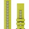 GARMIN Uhrenarmbänder-Original QuickFit®-Armband 22 mm, Silikon, lime/graphit, Schließe - Edelstahl schwarz 010-13280-03