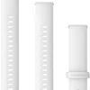 GARMIN Uhrenarmbänder-Original Quick-Relase 18 mm, Silikon, weiß, 3-teilig, Schließe - Edelstahl rose 010-12932-0F