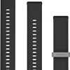 GARMIN Uhrenarmbänder-Original Quick-Relase 20 mm, Silikon, schwarz, 3-teilig, Schließe - faserverstärktes Polymer 010-12932-30
