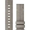 GARMIN Uhrenarmbänder-Original QuickFit®-Armband 20 mm, Leder, shale grey, Schließe - Edelstahl schwarz 010-12876-00