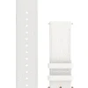 GARMIN Uhrenarmbänder-Original Quick-Relase 20 mm, Leder, weiß mit Naht, Schließe - Edelstahl rose 010-12691-0B