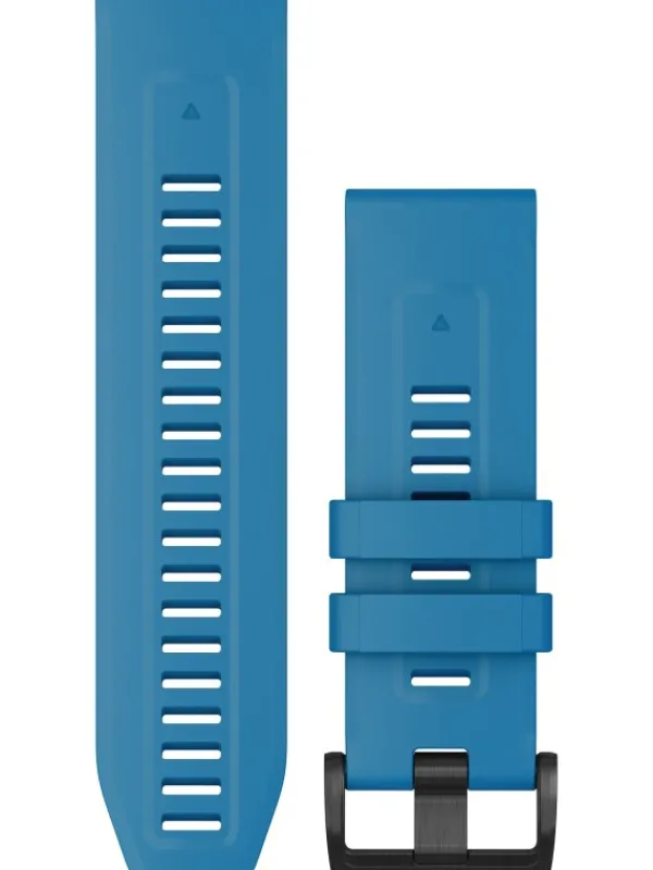 GARMIN Uhrenarmbänder-Original QuickFit®-Armband 26 mm, Silikon, zirrusblau, Schließe - Edelstahl schwarz 010-13117-30