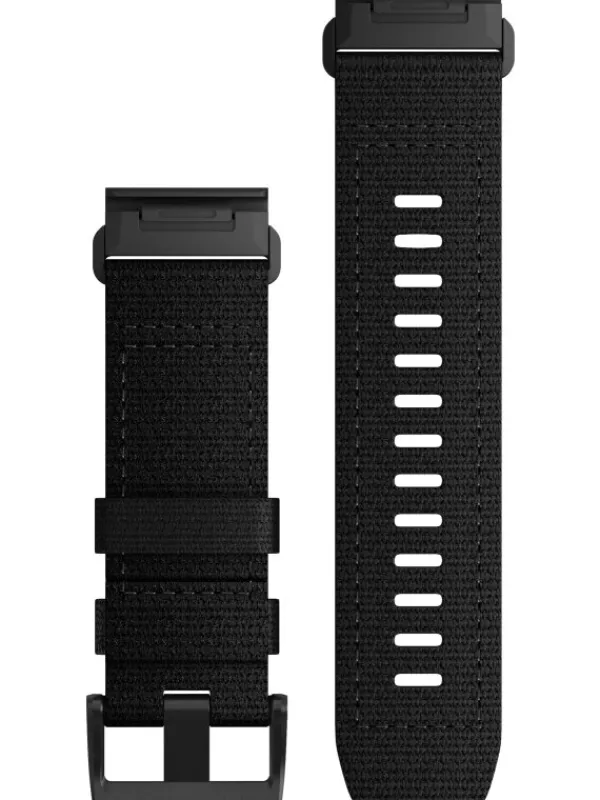 GARMIN Uhrenarmbänder-Original QuickFit®-Armband 26 mm, Nylon, schwarz, Schließe - Titan, schwarz 010-13010-00
