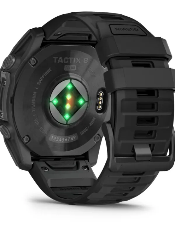 GARMIN Smartwatches | Herrenuhren-tactix® 8 - 51 mm Solar Sapphire Schwarz Titan DLC 010-03407-01