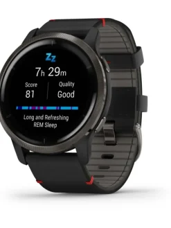 GARMIN Smartwatches | Herrenuhren-Venu® 2 Schwarz/Schiefer 010-02430