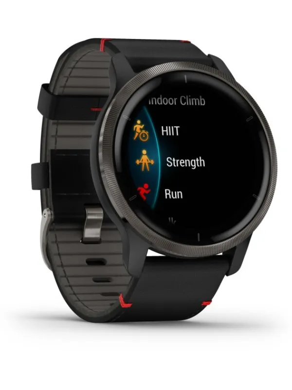 GARMIN Smartwatches | Herrenuhren-Venu® 2 Schwarz/Schiefer 010-02430