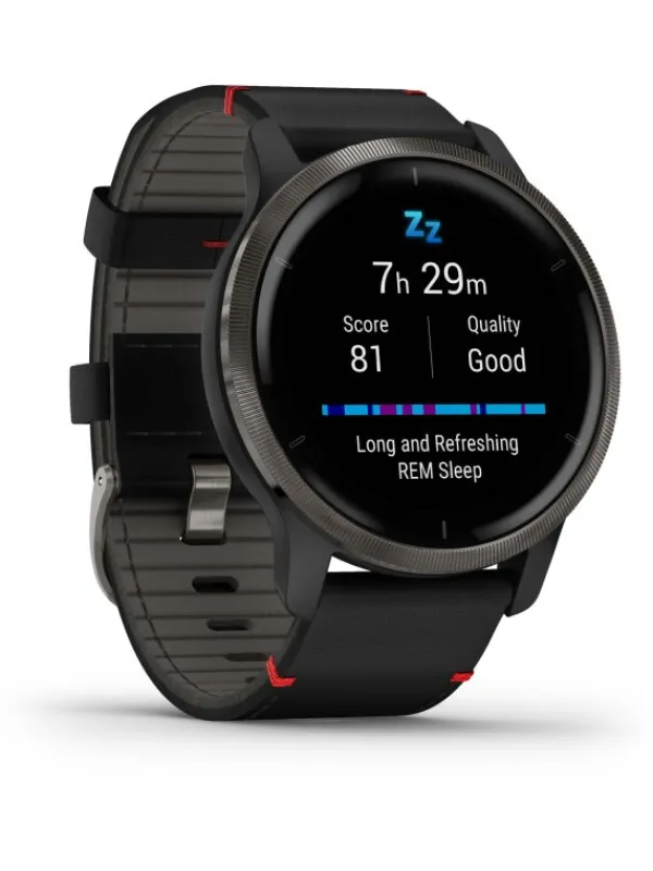 GARMIN Smartwatches | Herrenuhren-Venu® 2 Schwarz/Schiefer 010-02430