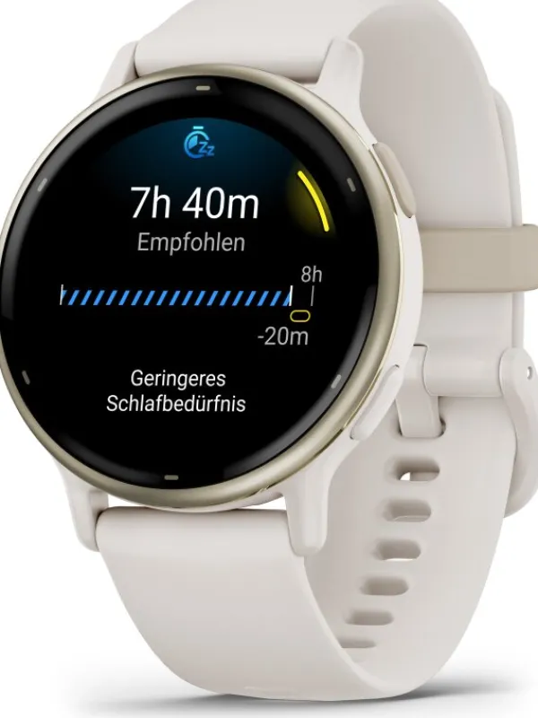GARMIN Smartwatches | Herrenuhren-vívoactive® 5, 42mm, Elfenbein/Cremegold 010-02862-11
