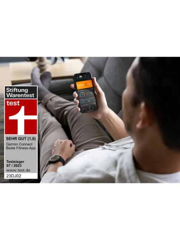 GARMIN Smartwatches | Herrenuhren-vívoactive® 5, 42mm, Schwarz/Schiefergrau Silikonband 010-02862-10