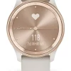 GARMIN Herrenuhren | Damenuhren-vívomove® Trend, Creme/Perlgold 010-02665-01