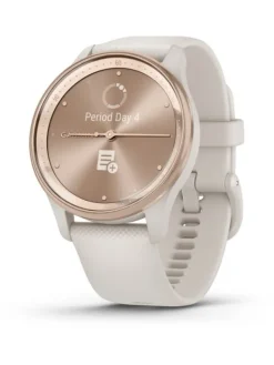 GARMIN Herrenuhren | Damenuhren-vívomove® Trend, Creme/Perlgold 010-02665-01