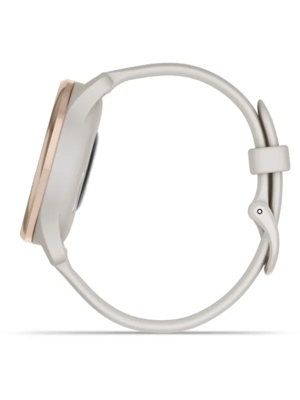GARMIN Herrenuhren | Damenuhren-vívomove® Trend, Creme/Perlgold 010-02665-01