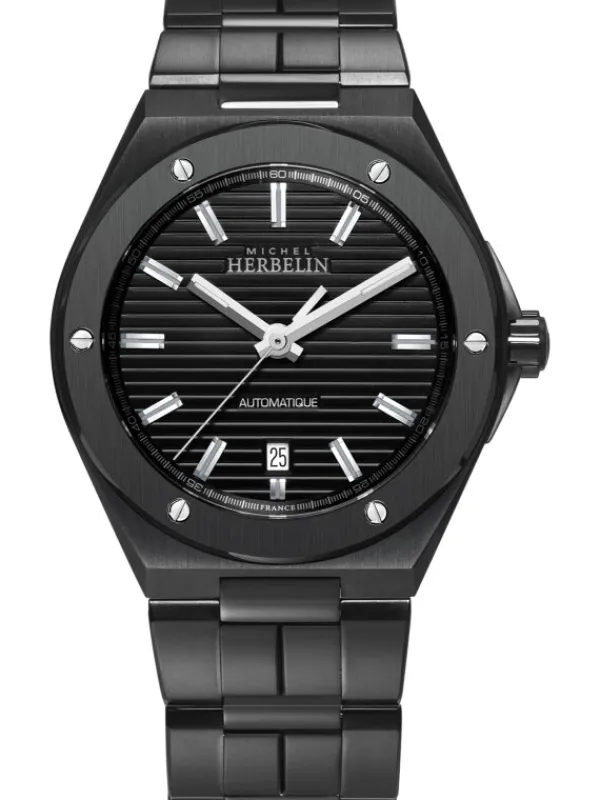 HERBELIN Herrenuhren-CAP CAMARAT Automatic 1645/BN14