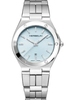 HERBELIN Damenuhren-CAP CAMARAT Quarz Hellblau 33mm 14545B25