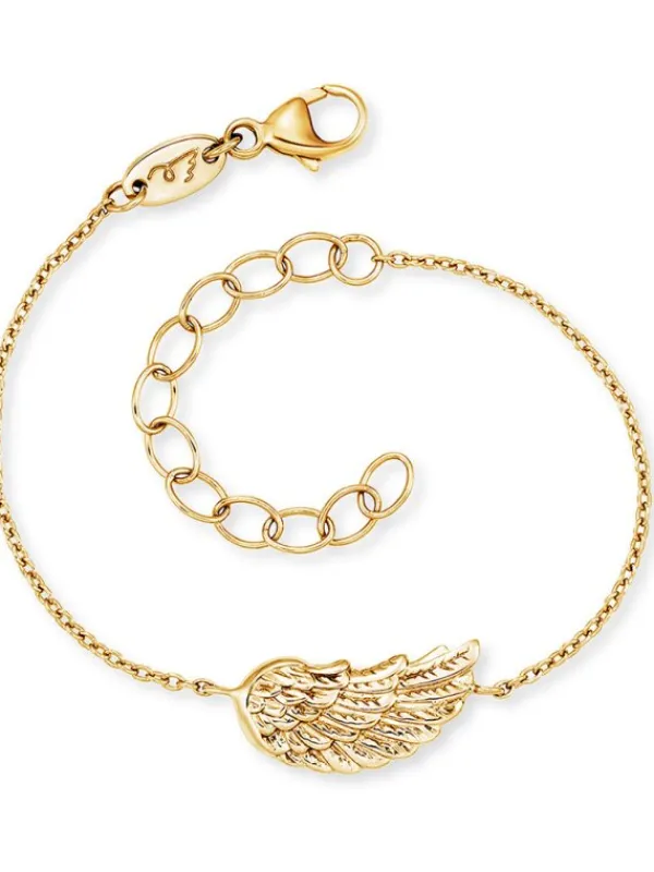 HERZENGEL Kinderschmuck-Armband Flügel Goldf. HEB-WING-01-G