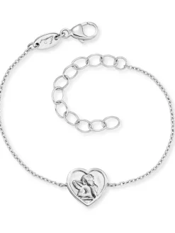 HERZENGEL Kinderschmuck-Kinder Armband Angeli-Herz Silber HEB-ANGELI-HEART