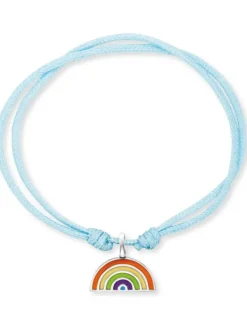 HERZENGEL Kinderschmuck-Mädchen Armband mit Regenbogen Anhänger HEB-RAINBOW