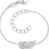 HERZENGEL Kinderschmuck-Mädchen Armband Flügel Silber HEB-WING-01