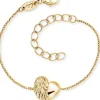 HERZENGEL Kinderschmuck-Mädchen Armband Herzflügel Goldf. HEB-HEARTWING-G