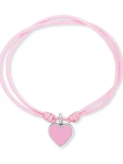 HERZENGEL Kinderschmuck-Mädchen-Armband mit Herz Anhänger HEB-HEART
