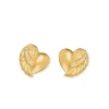 HERZENGEL Ohrschmuck-Ohrstecker mit Herzflügel HEE-HEARTWING-G