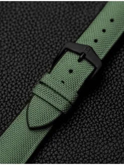 HIRSCH Uhrenarmbänder | Zubehör-Arne, dunkelgrün 0925090045