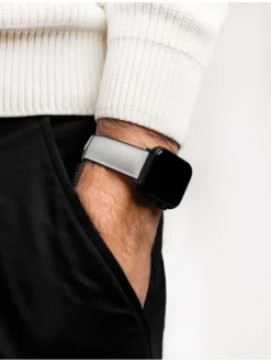 HIRSCH Uhrenarmbänder | Zubehör-Arne, grau 0925090030