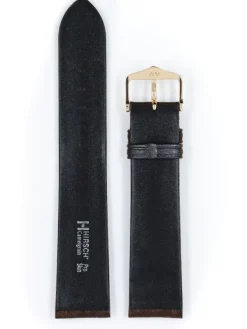 HIRSCH Uhrenarmbänder-Camelgrain, dunkelbraun 01009015