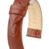HIRSCH Uhrenarmbänder | Zubehör-Crocograin goldbraun 12302870