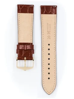 HIRSCH Uhrenarmbänder | Zubehör-Crocograin goldbraun 12302870