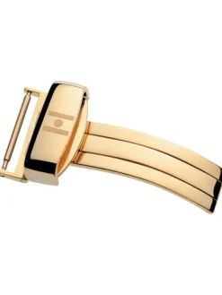 HIRSCH Schließen-Deployment Buckle goldf. BC10091